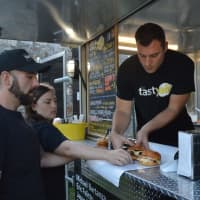 <p>Eric Felitto, Allie McHale and Mike Bertanza are part of the reason The Tasty Yolk has been successful in its first three months.</p>