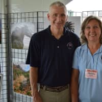 <p>Rhonda and Shane Cullens show off Rhonda&#x27;s photography with many different collections at the Newtown Arts Festival.</p>