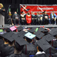 <p>Bridgeport Central High graduation</p>
