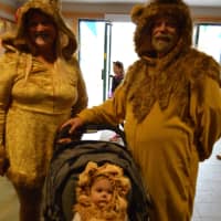 <p>The whole family gets into the act for the Trunk or Treat at the Redding Community Center.</p>