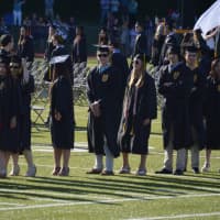 <p>Filing in for the Trumbull High graduation</p>