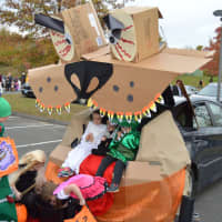 <p>Even the car is decked out in costume for the Trunk or Treat at the Redding Community Center.</p>