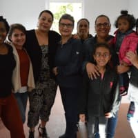 <p>Bridgeport resident Xiomara Franco and her kids got a new home thanks to Habitat for Humanity.</p>