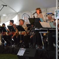 <p>The Berkshire Jazz Orchestra performs at the Newtown Arts Festival.</p>