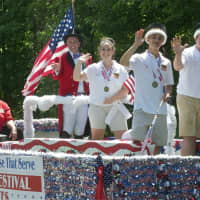 <p>The Barnum Festival&#x27;s float at Sunday&#x27;s parade.</p>