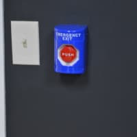 <p>An emergency button can be found in each of the rooms.</p>