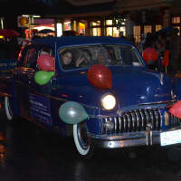 <p>The &quot;Frosty Day&quot; parade in downtown Armonk featured several vintage cars.</p>