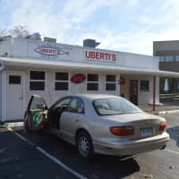 <p>Uberti&#x27;s Fish Market, in Stratford, tempts customers with both fresh seafood and a full-scale fish-and-chips menu.</p>