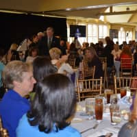 <p>More than 400 attended the Speaking of Women luncheon, a major fundraiser for The Center for Family Justice in Bridgeport. The center serves Easton, Bridgeport, Stratford, Monroe, Trumbull and Fairfield.</p>