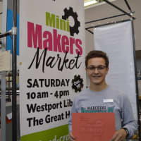 <p>Demetri Dassouras has gathered an eclectic band of entrepreneurs for the Westport Library&#x27;s first-ever Mini Makers Market.</p>