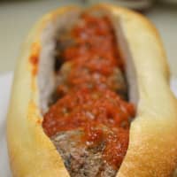 <p>The meatball sandwich at Toscana Pizza.</p>