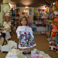 <p>Doll clothing designer/maker Monica Weber fill her 600-square-foot pop-up with many different styles.</p>