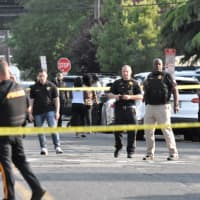 <p>Two people were wounded in the shooting outside Carver Park in Hackensack on Tuesday, May 23.</p>