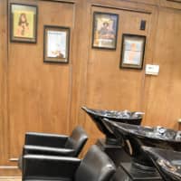 <p>The hair washing sinks at The Ridgewood Man. All the millwork in the shop was done by a Secaucus company.</p>
