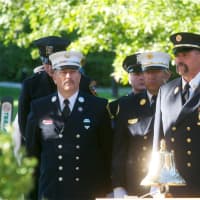 <p>The Town of North Castle held a memorial service Sunday at Wampus Park, honoring those lost or affected by the 9/11 attacks.</p>