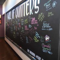 <p>Kure Vaporium &amp; Lounge boasts a Wall of Quitters.</p>