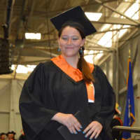 <p>A happy Ridgefield High graduate</p>