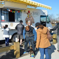 <p>Time for a treat at the Polar Plunge in Westport.</p>