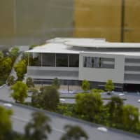 <p>A model of the proposed design for Norwalk&#x27;s future The SoNo Collection mall is on display at city hall.</p>