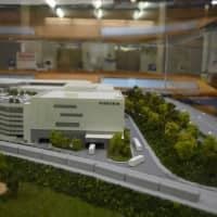 <p>A model of the proposed design for Norwalk&#x27;s future The SoNo Collection mall is on display at city hall.</p>
