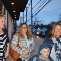 <p>Renee Mizrahi, left, welcomed family and friends to the grand opening of her new Stratford shop, Renee&#x27;s Resale Clothing Outlet.</p>