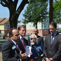 <p>Bridgeport Mayor Joe Ganim encourages residents to do their part to prevent mosquito breeding in the city.</p>