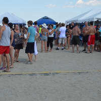 <p>Many people gather around for a good time at Short Beach.</p>