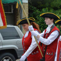 <p>Members of the Mount Kisco Ancient Fife &amp; Drum Corps march in the fire department&#x27;s parade.</p>