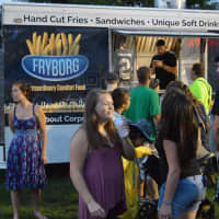 <p>Fryborg was among the many food trucks at Shelton Sounds.</p>