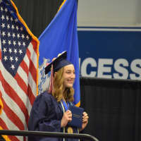 <p>A happy New Fairfield High graduate</p>
