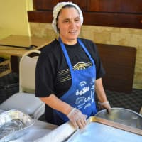 <p>Saban Aboueid of Paramus, originally from Lebanon, co-chairs the massive baking effort at St. Anthony&#x27;s.</p>