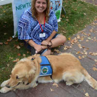 <p>The Newtown-Strong Therapy Dogs are a popular attraction at the sixth annual Passport to Sandy Hook event held by the Sandy Hook Organization for Prosperity.</p>