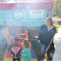<p>Smoke is a very real hazard in a fire situation, and kids learn that lesson first-hand at the Safe House set up at the open house at the White Hills Volunteer Fire Department in Shelton.</p>