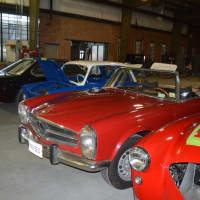 <p>Some of the many cars getting a facelift at Redline Restorations in Bridgeport.</p>