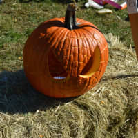 <p>Spiderman makes an appearance at the Great Pumpkin Festival at Boothe Memorial Park.</p>