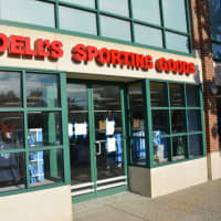 <p>Construction is under way for a Modell&#x27;s Sporting Goods store at the former Borders site in downtown Mount Kisco. Signage is pictured facing the structure&#x27;s adjacent parking lot.</p>