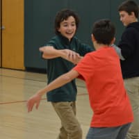 <p>Students at Newtown Middle School traded their textbooks for the dance floor, learning the polka during an event Tuesday. </p>