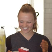 <p>Green &amp; Tonic&#x27;s Maria Haidinger pours a juice at the company&#x27;s Greenwich location. A new Westport location is on the way.</p>