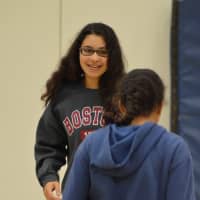 <p>Students at Newtown Middle School traded their textbooks for the dance floor, learning the polka during an event Tuesday. </p>