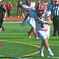 <p>Defending state champion Archbishop Stepinac held on to defeat host Iona Prep Saturday in the teams&#x27; annual rivalry game.</p>
