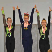 <p>Darien Level 6 gymnast Kerry McDermott placed first on floor and all-around in her age group at the Lakewood-Trumbull YMCA Harvest Invitational.</p>