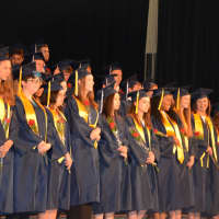 <p>Stissing Mountain High School&#x27;s Class of 2016 assemble for commencement.</p>