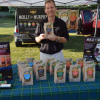 <p>Molly &amp; Murphy sells doggy treats at the Trumbull Farmers Market.</p>