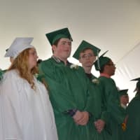 <p>Members of Webutuck High School&#x27;s Class of 2016 assemble for their commencement.</p>