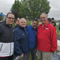 <p>From L: Alex Guarino, Town of Haverstraw Supervisor Howard Phillips, Louis Gomez and Peter Eckert at Sunday&#x27;s event.</p>