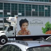 <p>A Connecticut Food Bank truck.</p>