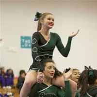 <p>Cheerleaders from Brewster perform during Saturday&#x27;s competition.</p>