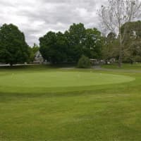 <p>One of the practice greens at the Dutchess Golf Club.</p>