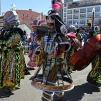 <p>The Uptown String Band came all the way from Philadelphia for the 2017 St. Patrick&#x27;s Day parade in Bridgeport.</p>