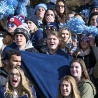 <p>Westlake fans cheer their team Saturday at Sleepy Hollow HS.</p>